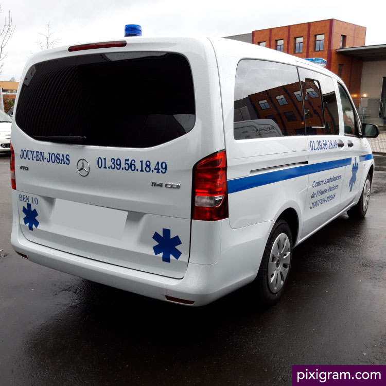 Flocage ambulance